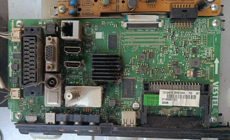 17MB97, 10104818, 23401438, SEG 43SC7600 MAİNBOARD ANAKART