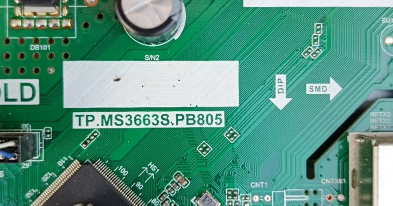 TP.MS3663S.PB805, DİJİTSU DJTV431 MAİNBOARD ANAKART