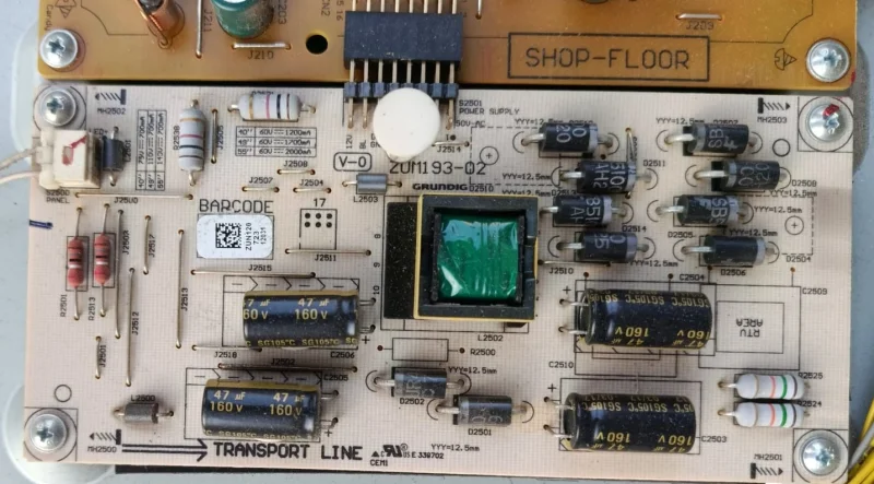 ZUM193-02, ZUN120, ARÇELİK A49L 8752 5S LED DRİVER