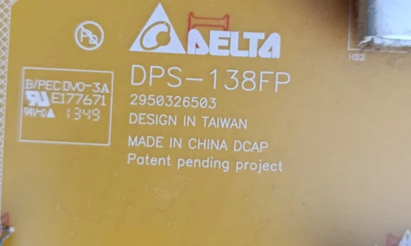 DPS-138FP, BEKO B47-LS-9378 POWER BESLEME