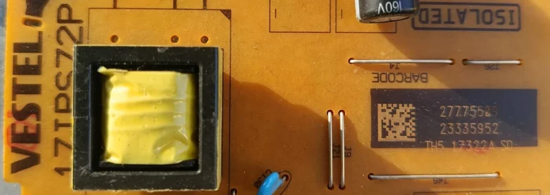 17IPS72, 27775509, 23335952 VESTEL 49UD8800 POWER BESLEME