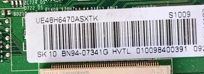 BN41-02156A, BN94-07341G, SAMSUNG UE48H6470AS MAİNBOARD ANAKART