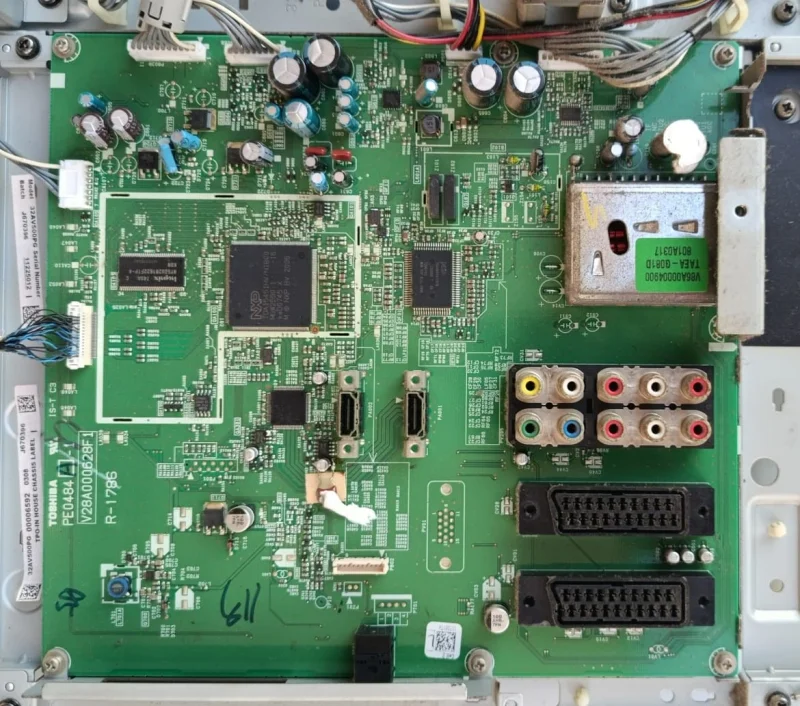 PE0484, V28A000628F1, TOSHİBA 32AV500P MAİNBOARD ANAKART