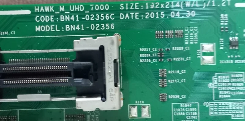 BN41-02356C, BN94-09989F, SAMSUNG UE55JU7000 MAİNBOARD ANAKART