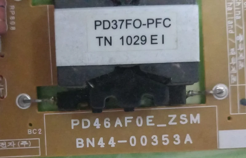 BN44-00353A, PD46AF04_ZSM, SAMSUNG 40C6000 POWER BESLEME