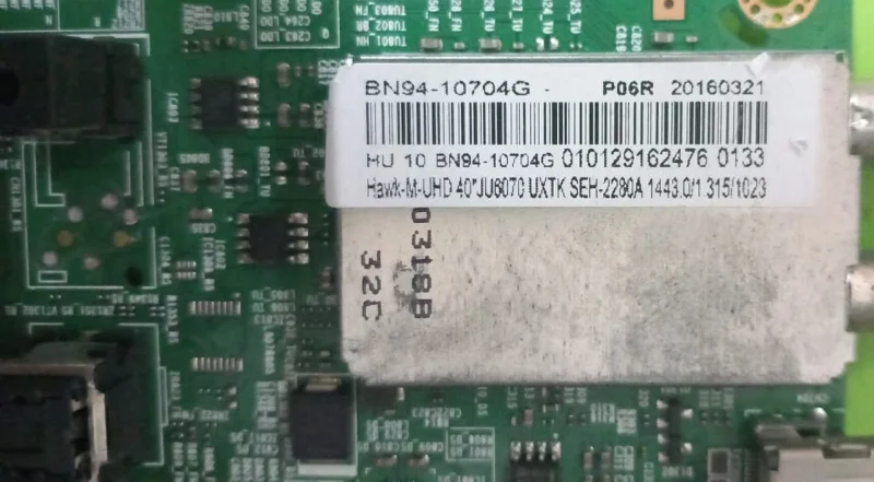 BN41-02443A, BN94-10704G SAMSUNG UE40JU6070 MAİNBOARD ANAKART