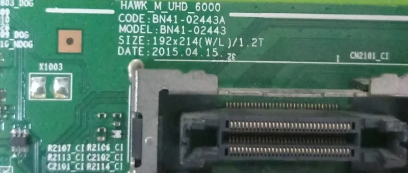 BN41-02443A, BN94-10704G SAMSUNG UE40JU6070 MAİNBOARD ANAKART