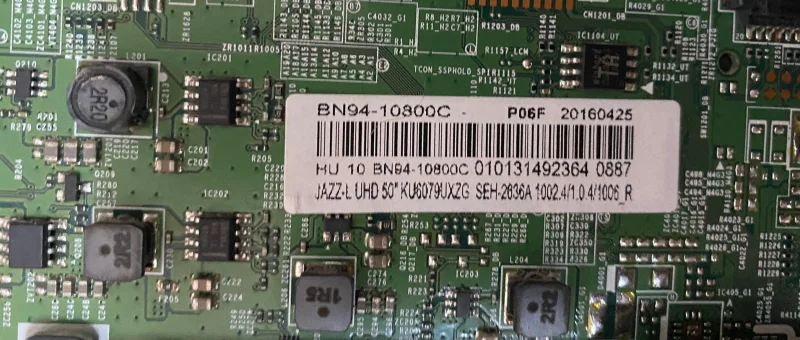 BN41-02528A, BN94-10800C, SAMSUNG UE50KU6079U MAİNBOARD ANAKART