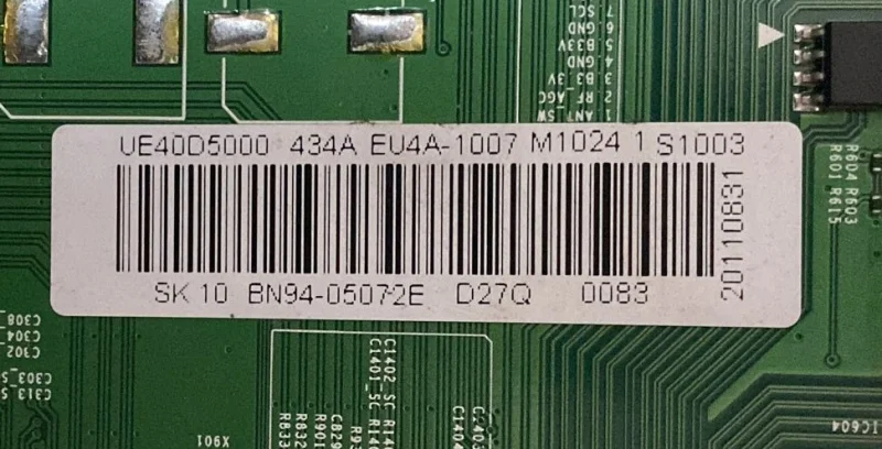 BN41-01661B, BN94-05072E SAMSUNG UE40D5000 MAİNBOARD ANAKART