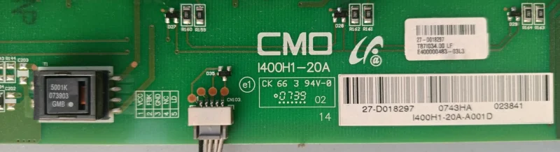 I400H1-20A, T87I034.00, A001D SAMSUNG LE40N87BDX İNVERTER