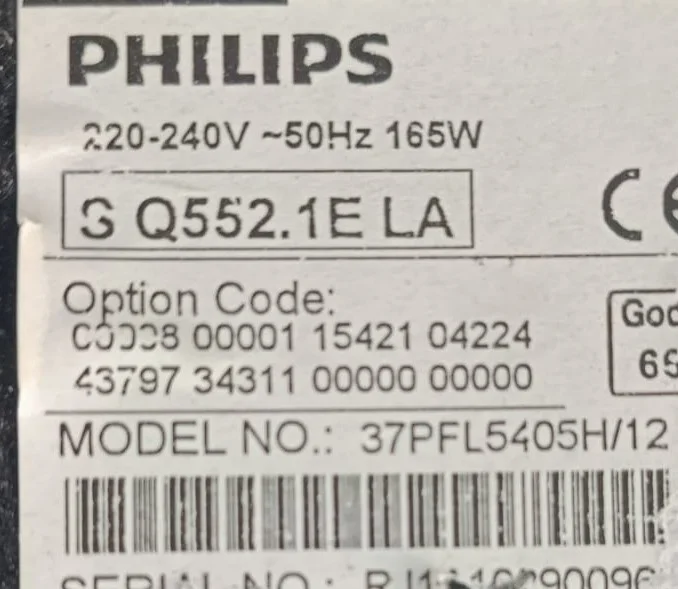 3104 313 64025, PHİLİPS 37PFL5405H/12 MAİNBOARD ANAKART