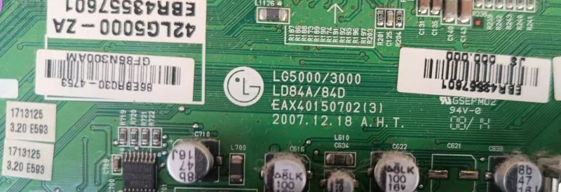 EAX40150702 (3), EBR43557601, LG 42LG5000 MAİNBOARD ANAKART