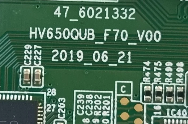 HV650QUB_F70_V00, 47_6021332, NORDMENDE NM65350 TCON KARTI