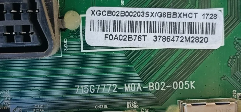 715G7772-M0A-B02-005K PHİLİPS 49PUS6551/12 MAİNBOARD ANAKART