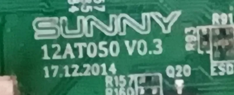 12AT050 V0.3 SUNNY SN032DLD12AT050-AM MAİNBOARD ANAKART