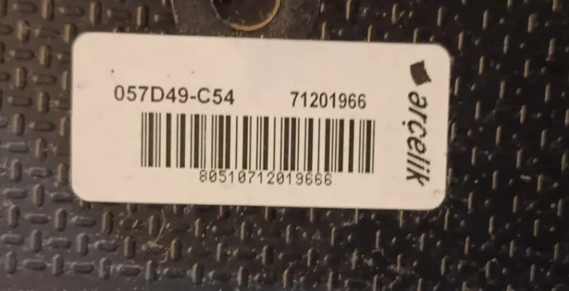 ZG7190R-10, X5T0ZZ, ARÇELİK 49' MAİNBOARD ANAKART