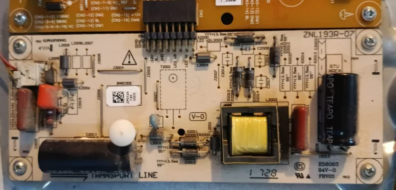 ZPS120, ZNL193R-07, ARÇELİK 49' LED DRİVER 