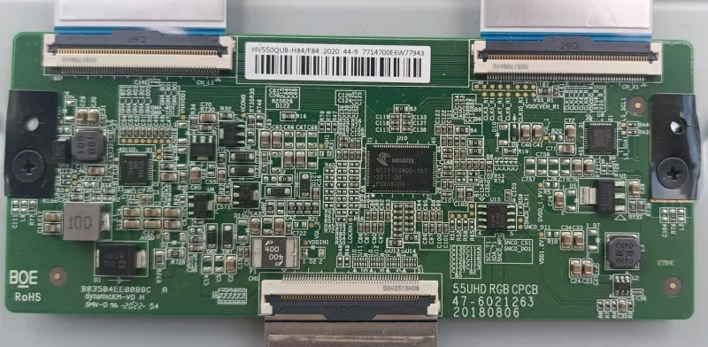 HV550QUB-H84-F84, 55UHD RGB CPCB PHİLİPS 55PUS7805/62 TCON KARTI