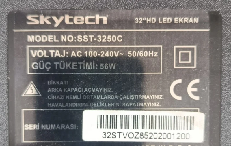 SKAYTECH SST-3250C KUMANDA TV AYAĞI