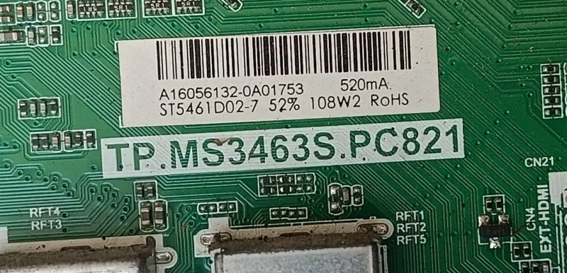 TP.MS3463S.PC821, AWOX AWX55140 MAİNBOARD ANAKART