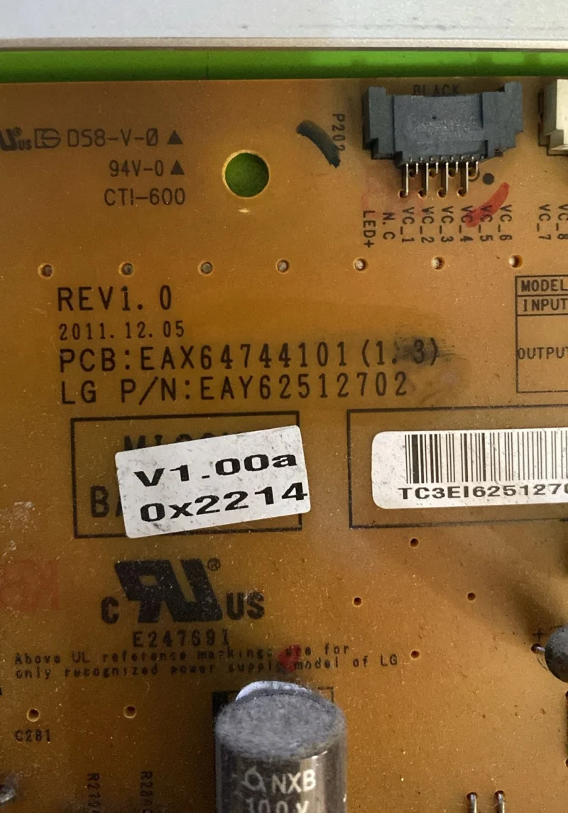 EAX64744101 (1.3), EAY62512702, LGP4247H-12LPB-3P POWER BESLEME