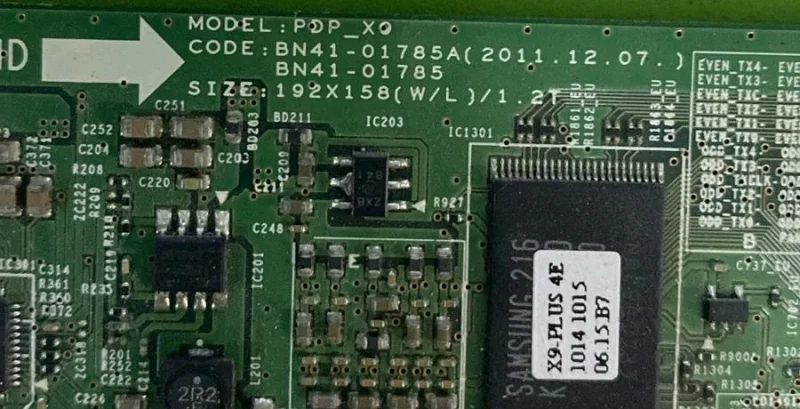 BN41-01785A, BN94-05554X SAMSUNG PS51E490B1W MAİNBOARD ANAKART