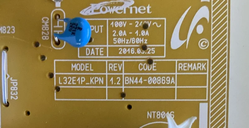 BN44-00869A, L3251P_KPN SAMSUNG POWER BESLEME