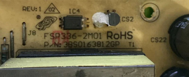FSP336-2M01, 3BS0163812GP ARÇELİK BEKO POWER BESLEME