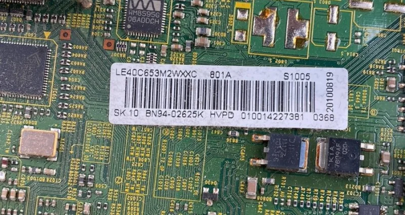 BN41-01443A, BN94-02625K, SAMSUNG LE40C653 MAİNBOARD ANAKART