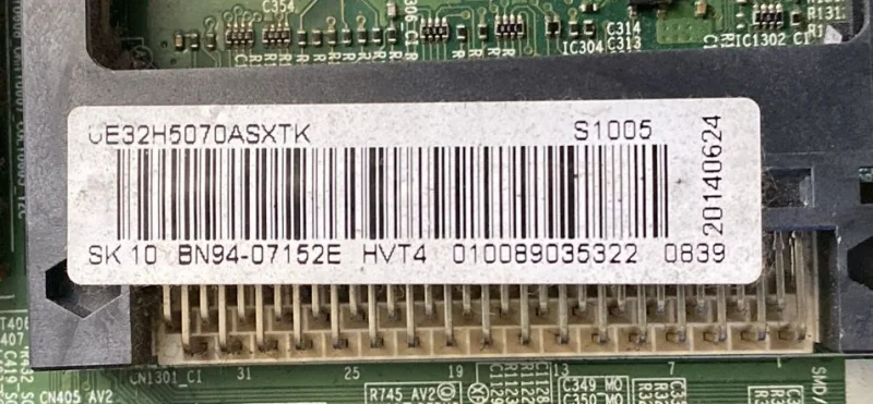 BN41-02098A, BN94-071525, SAMSUNG UE32H5070 MAİNBOARD ANAKART