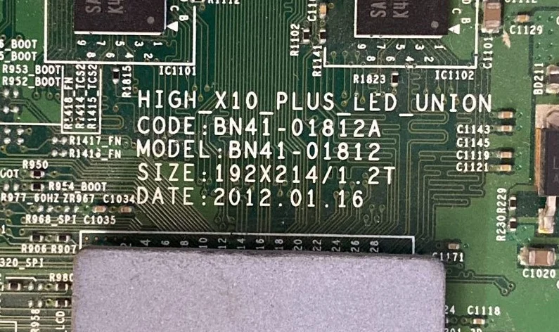 BN41-01812A, BN94-05678Z SAMSUNG UE55ES6140 MAİNBOARD ANAKART