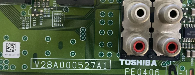 PE0406, V28A000527A1 TOSHIBA 40XF355D MAİNBOARD ANAKART