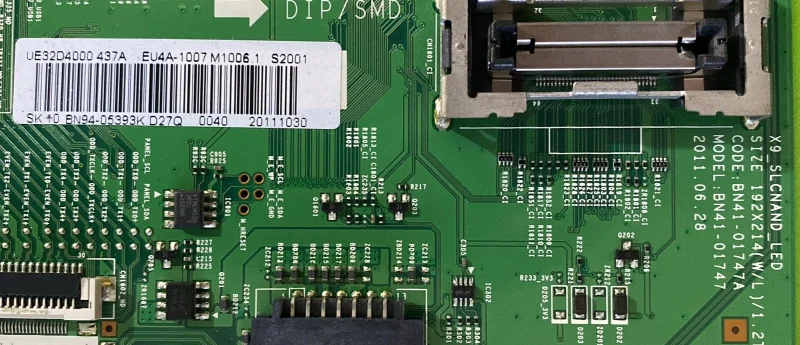BN41-01747A, BN94-05393K SAMSUNG UE32D4000 MAİNBOARD ANAKART