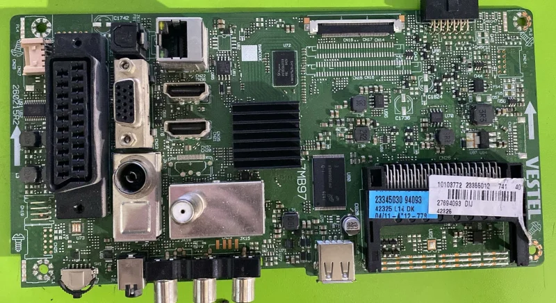 17MB97, 10103772, 23355012 REGAL 40R6015F MAİNBOARD ANAKART