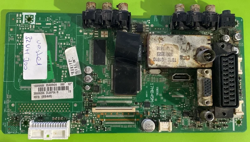 17MB45M-3, 10069836, 20498824 VESTEL 32VH3000 MAİNBOARD ANAKART