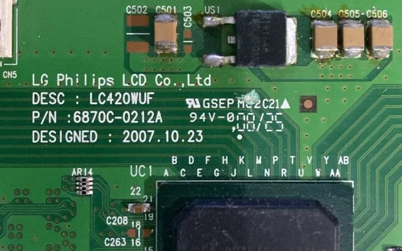 6870C-0212A, LC420WUF, LG TCON KARTI