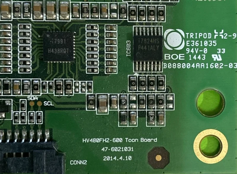 HV480FH2-600, 47-6021031 SAMSUNG TCON KARTI