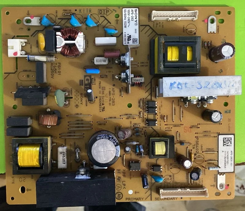 APS-283, 1-883-775-21 SONY KDL-KDL-32BX320 POWER BESLEME