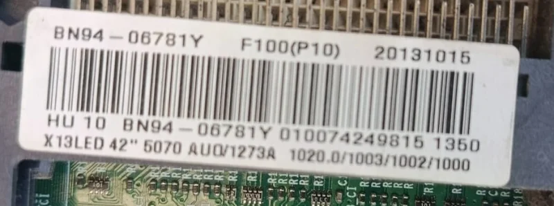 BN41-01955B, BN94-06781Y SAMSUNG UE42F5070 MAİNBOARD ANAKART