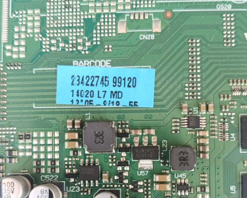 17MB120, 23422745 VESTEL 43UB9100 MAİNBOARD ANAKART