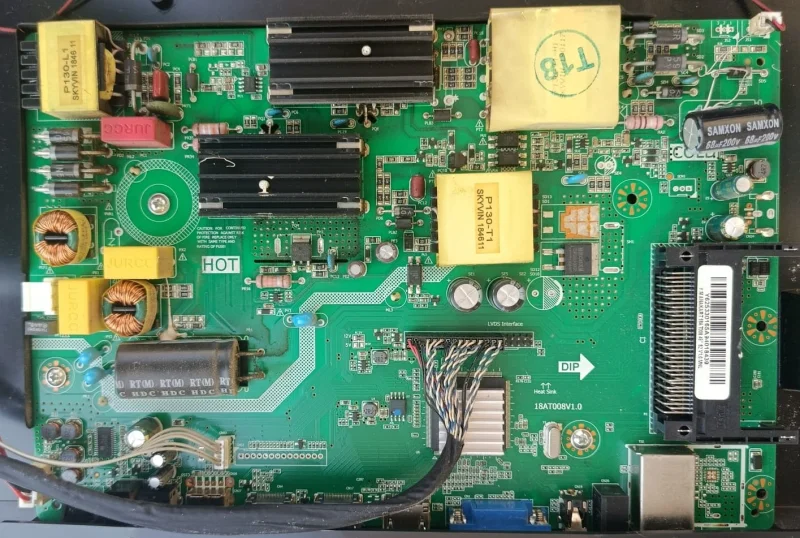 18AT008V1.0, AXEN AX49DIL08/0202 MAİNBOARD ANAKART