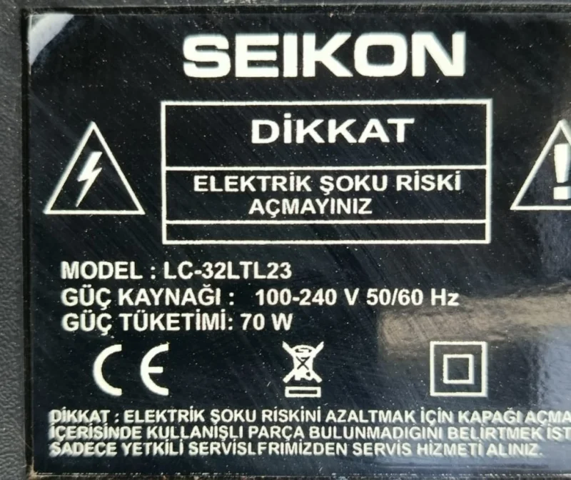 FSP205-4E03, SUNNY, SEIKON LC-32LT23 POWER BESLEME