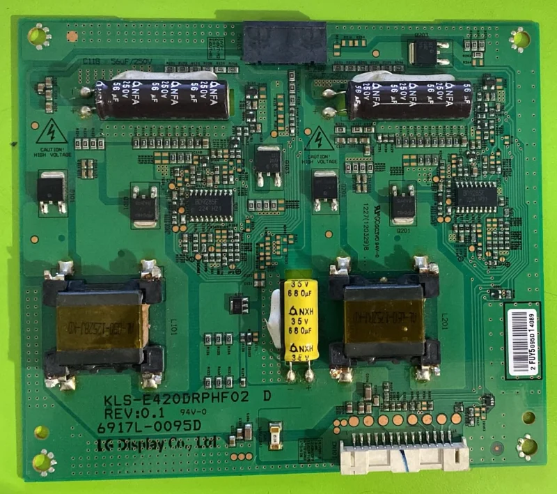 6917L-0095D, KLS-E420DRPHF02 REV.0.1 VESTEL LED DRİVER