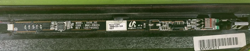 D550_12C, BN41-01600A SAMSUNG KONTROL PANELİ
