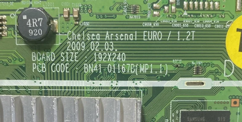 BN41-01167B, BN94-02653D SAMSUNG MAİNBOARD ANAKART
