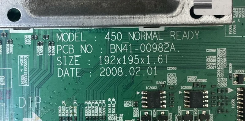 BN41-00982A, BN94-01673 SAMSUNG LE40A451C1 MAİNBOARD ANAKART