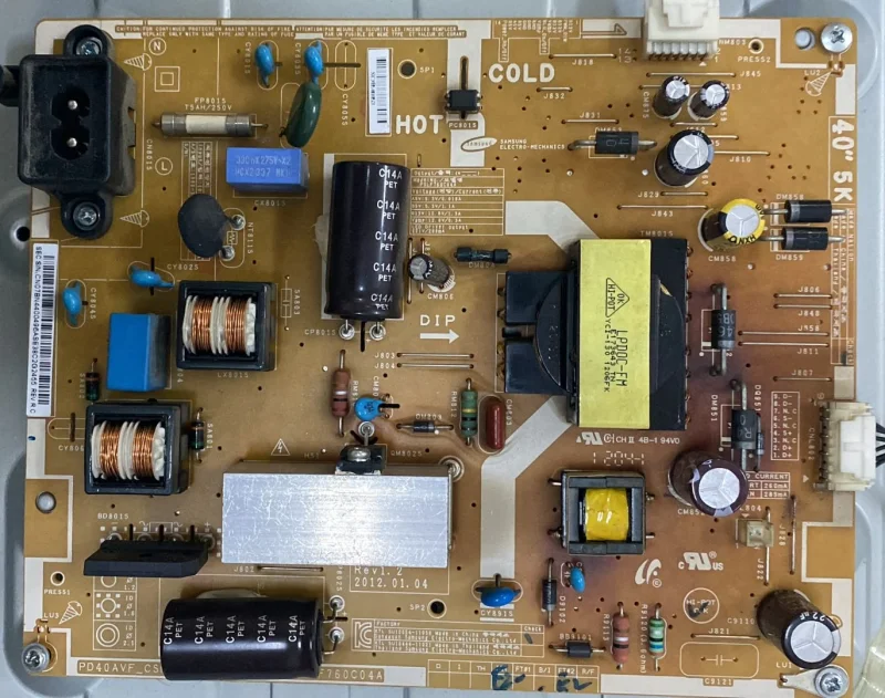 BN44-00496A, PD40AVF_CSM SAMSUNG UE40EH5000 POWER BESLEME