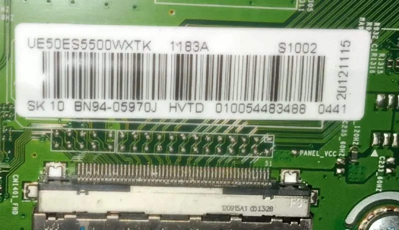 BN41-01812A, BN94-05970 SAMSUNG UE50ES5500 MAİNBOARD ANAKART