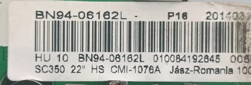 BN94-06162L SAMSUNG S22C350H MAİNBOARD ANAKART