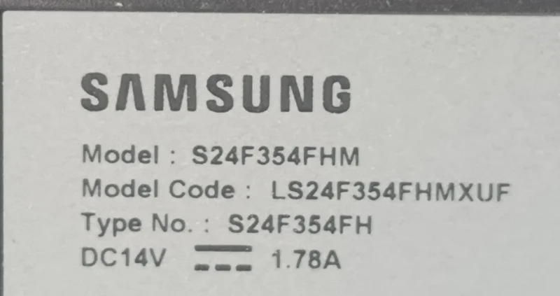 BN41-02503, BN94-11035B SAMSUNG S24F354FHM MAİNBOARD ANAKART